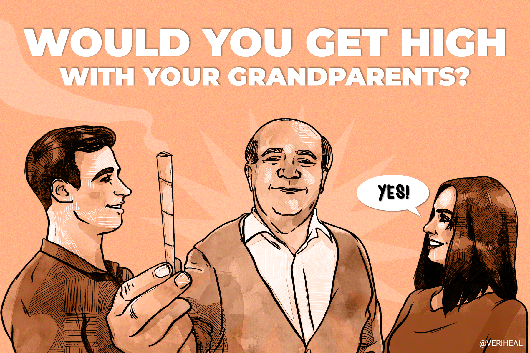 A Survey Reveals 60% of People Would Get High With Their Grandparents