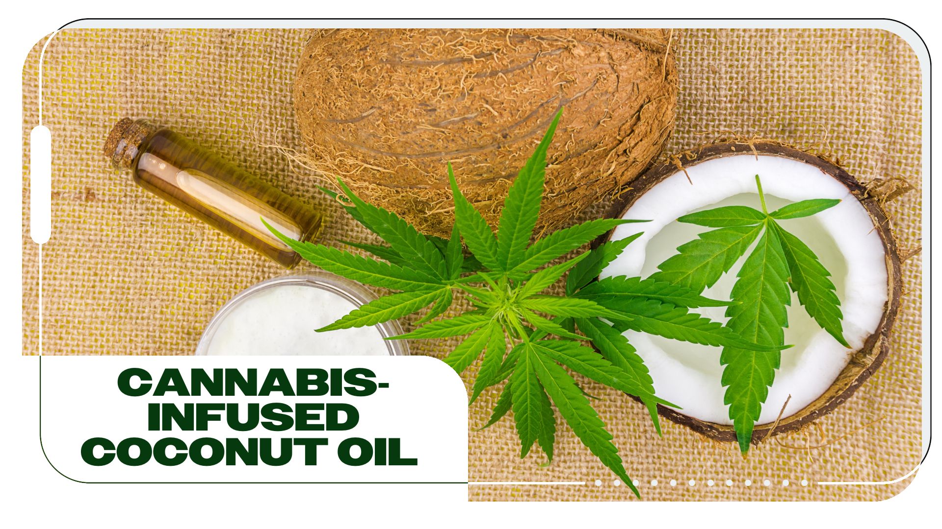 Infuse Anything With This Simple Cannabis Coconut Oil Recipe