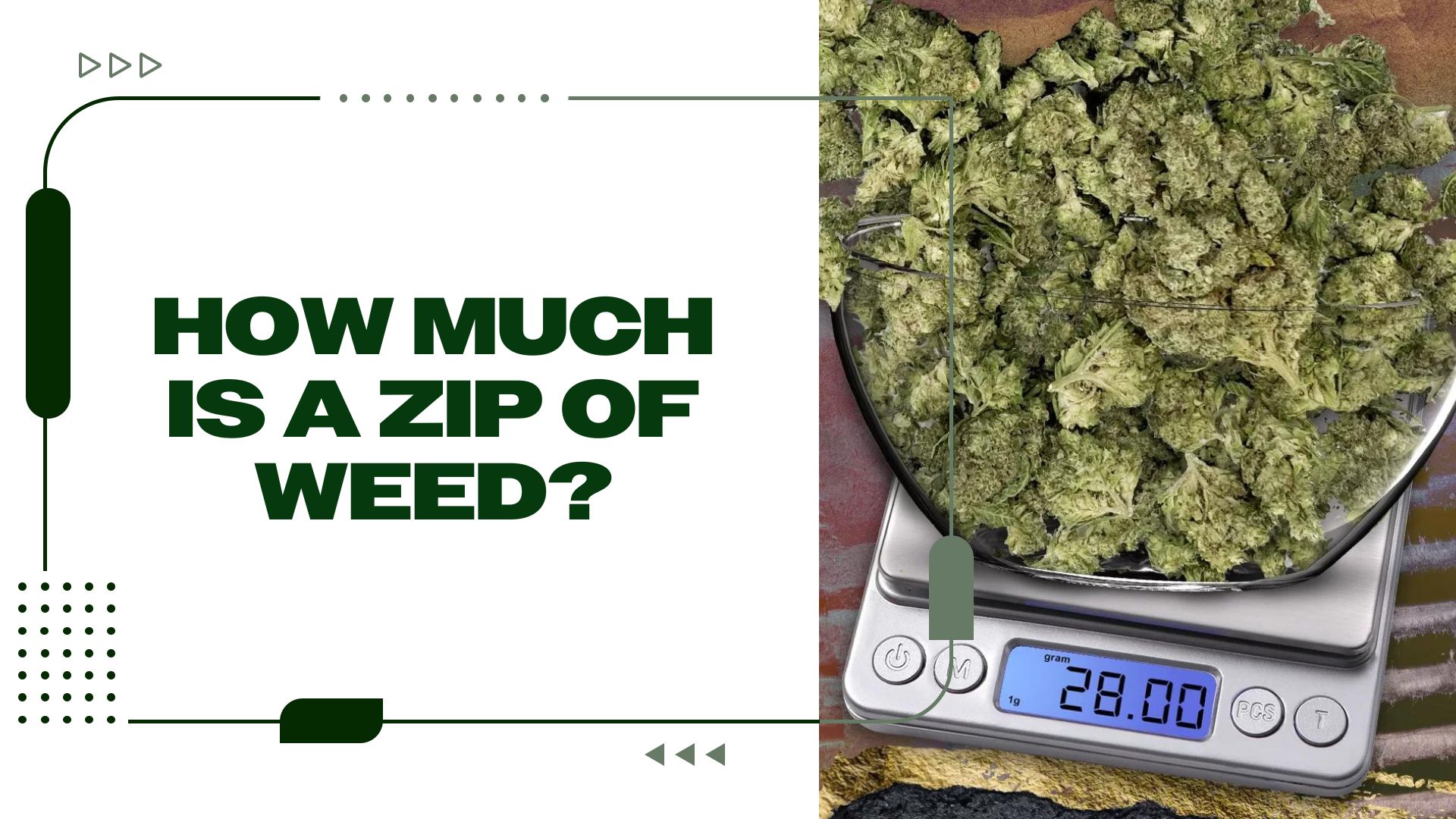 How Much Is a Zip of Weed?